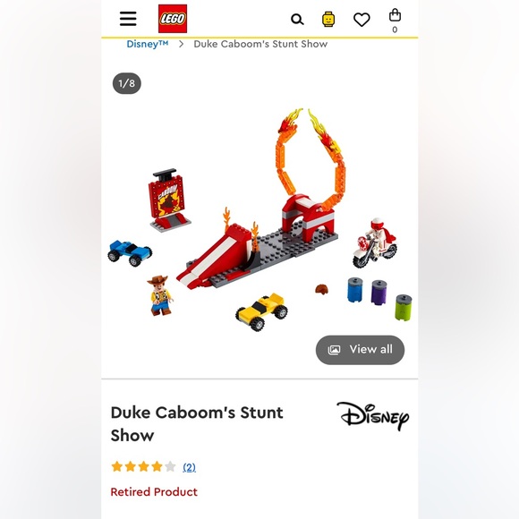 LEGO Toy Story 4 Duke cabooms Stunt Show & carnival thrill coaster- 2 sets new! - Picture 7 of 8